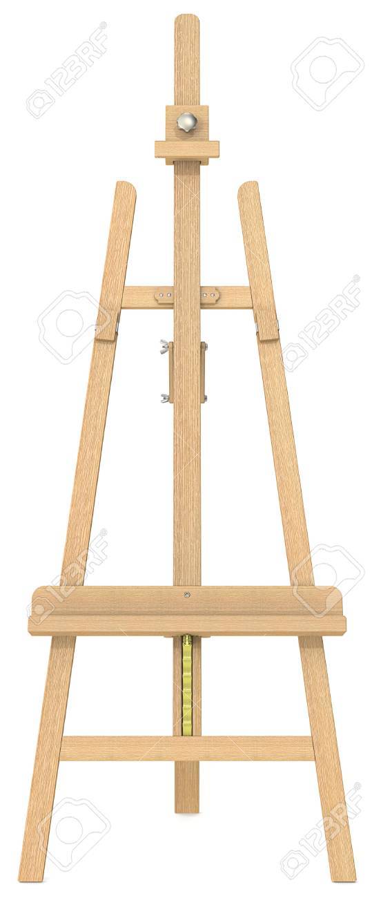 easel front view of an easel stock photo picture and royalty free