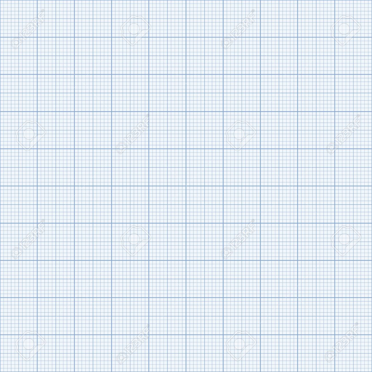 シームレスな方眼紙 青のグラフ用紙です のイラスト素材 ベクタ Image