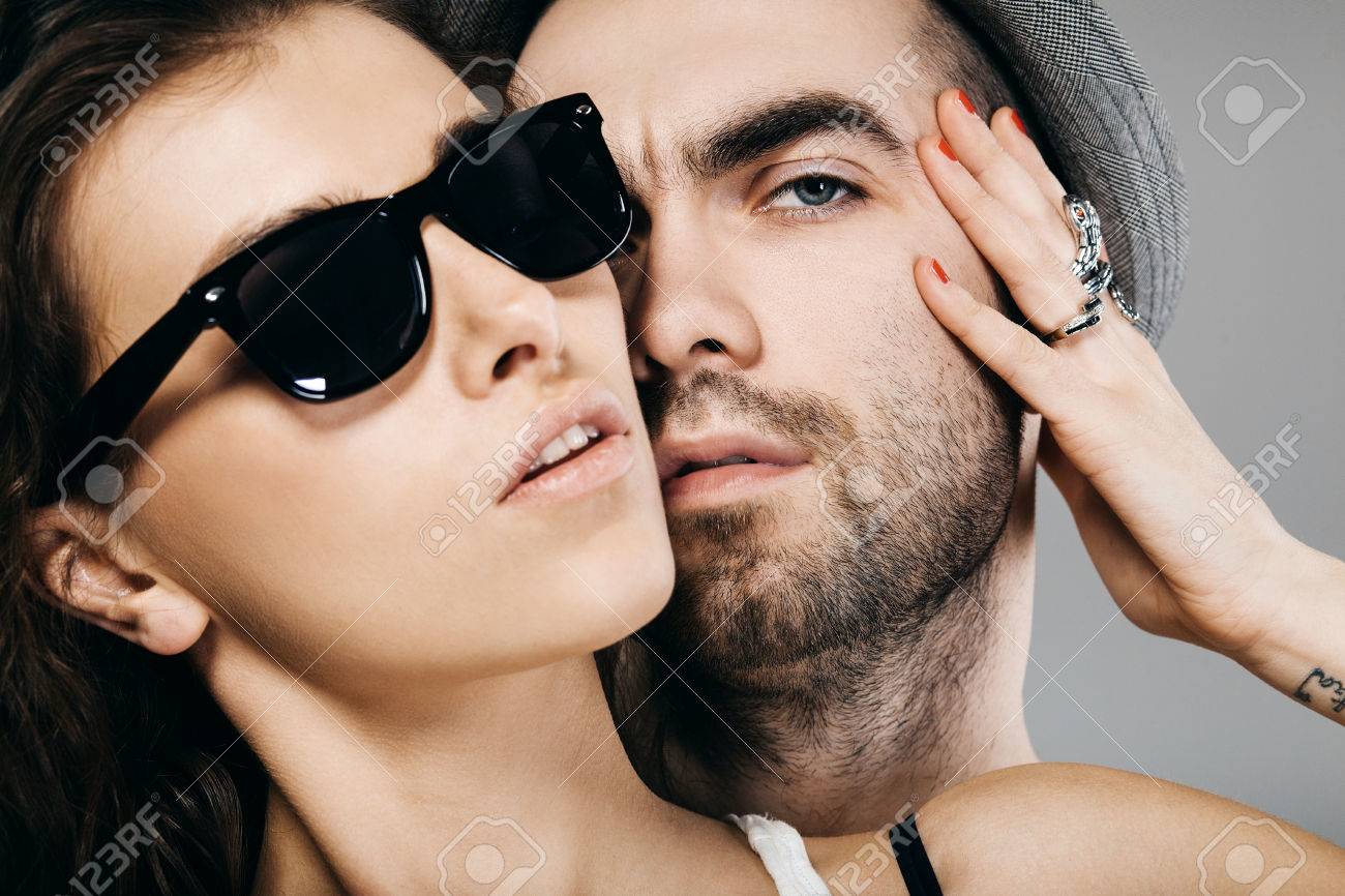 Portrait Of Young Sexy Couples In The Tender Passion Stock Photo, Picture  and Royalty Free Image. Image 38418530.