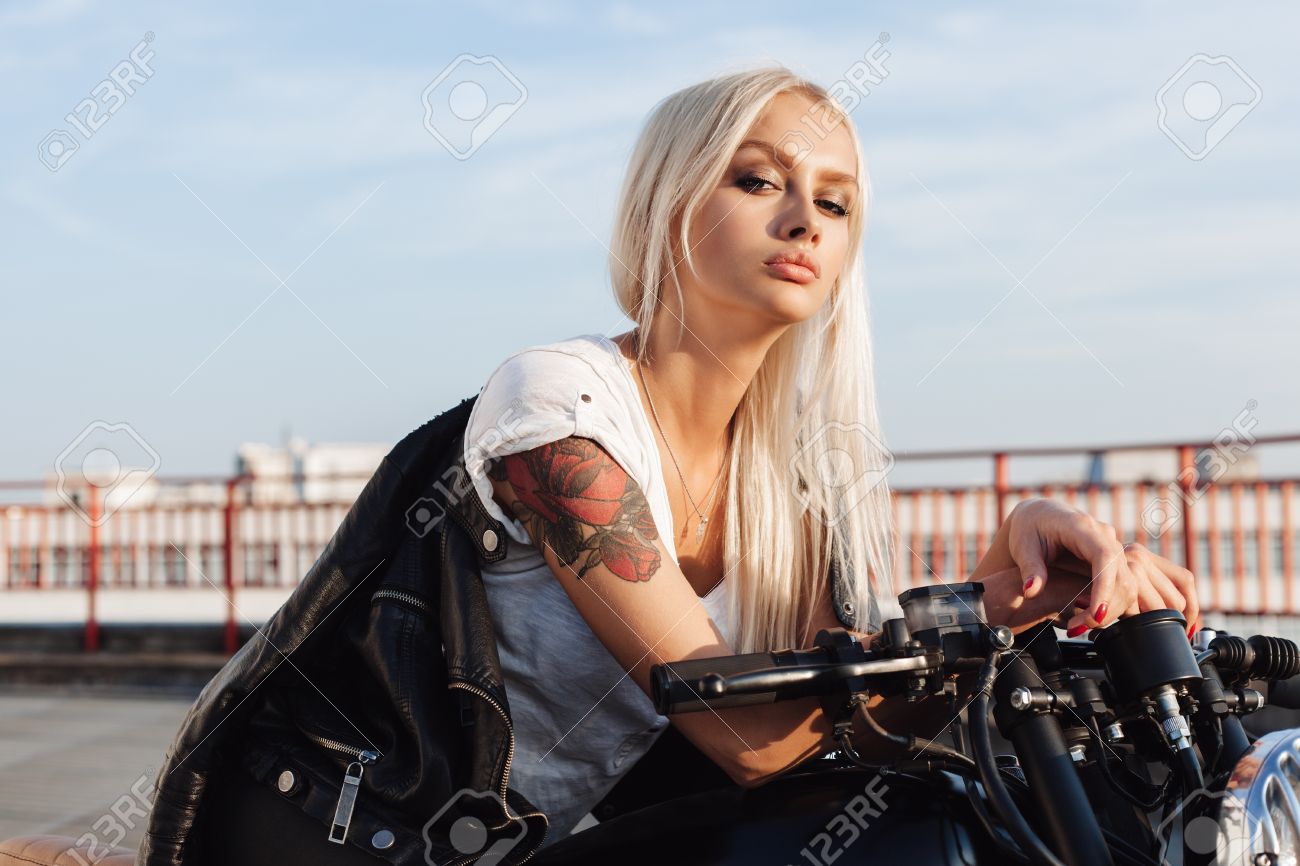 Movie Nylon Dreams Fantastic Nylon Blonde Biker Chicks