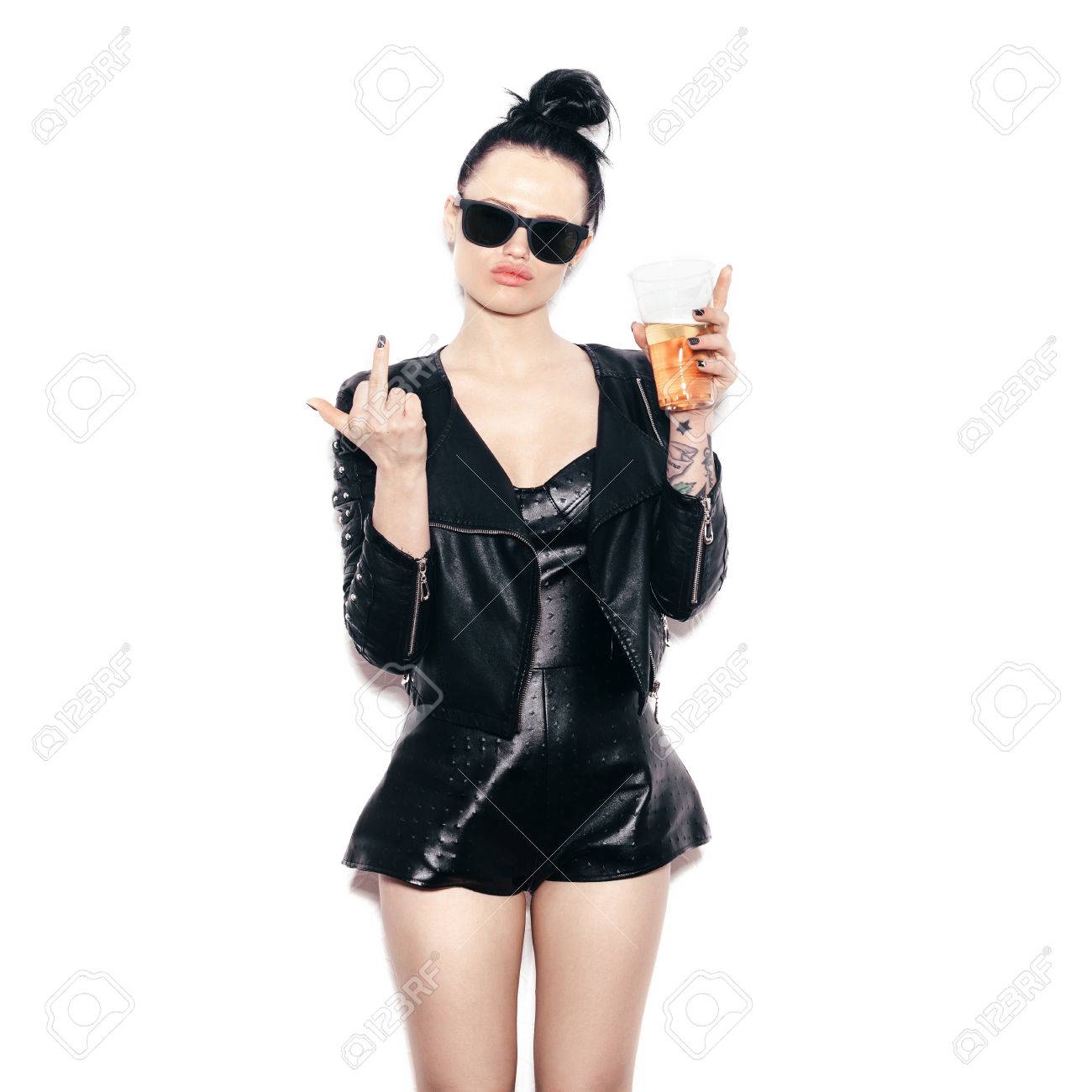 Junge schwarze Mädchen Beute