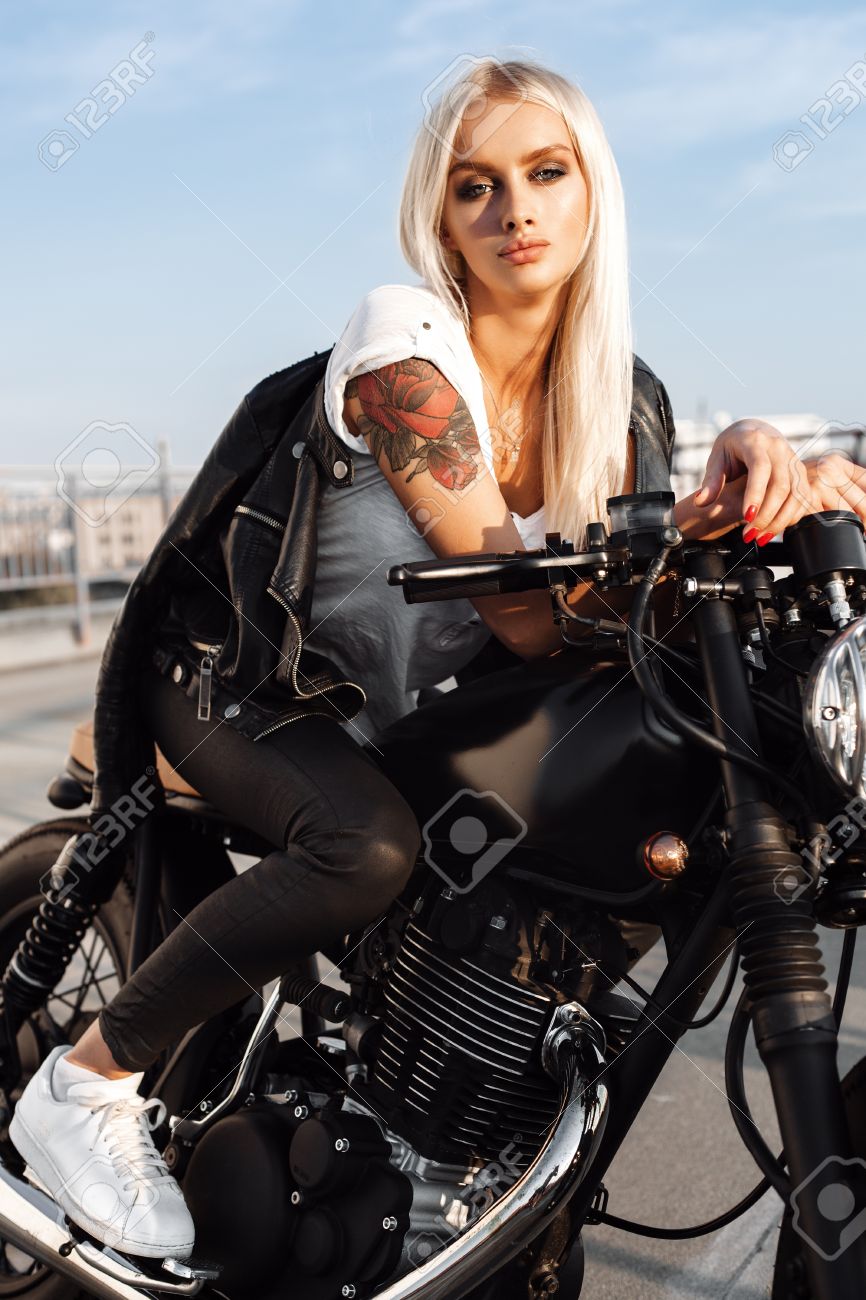sexy motorcycle girl