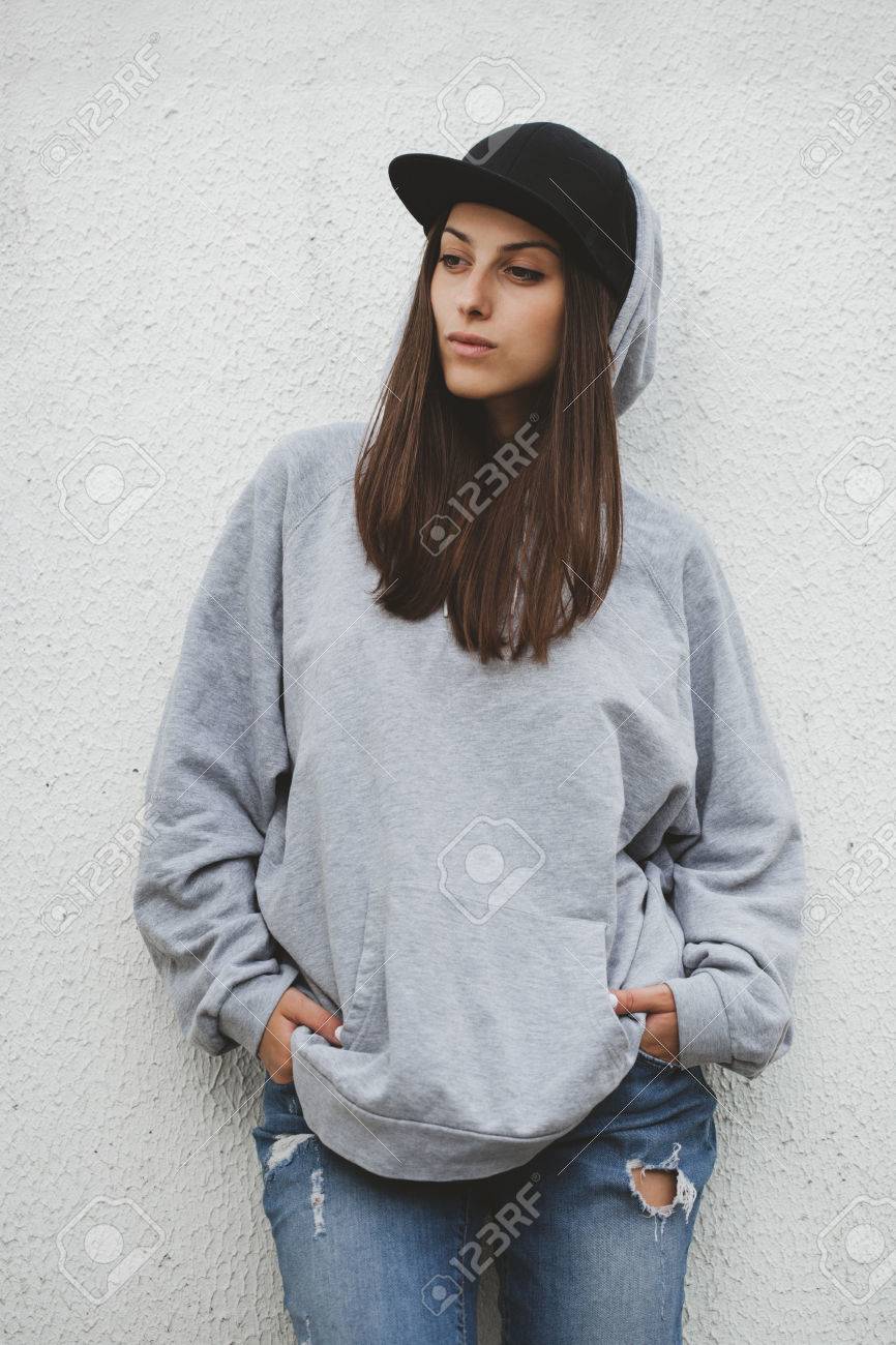 cap with hoodie