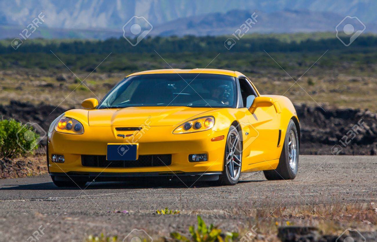 2013 Corvette Z06 >> Iceland July 27 2013 Yellow Colored Chevrolet Corvette 2013 Corvette Z06 >> Iceland July 27 2013 Yellow Colored Chevrolet Corvette