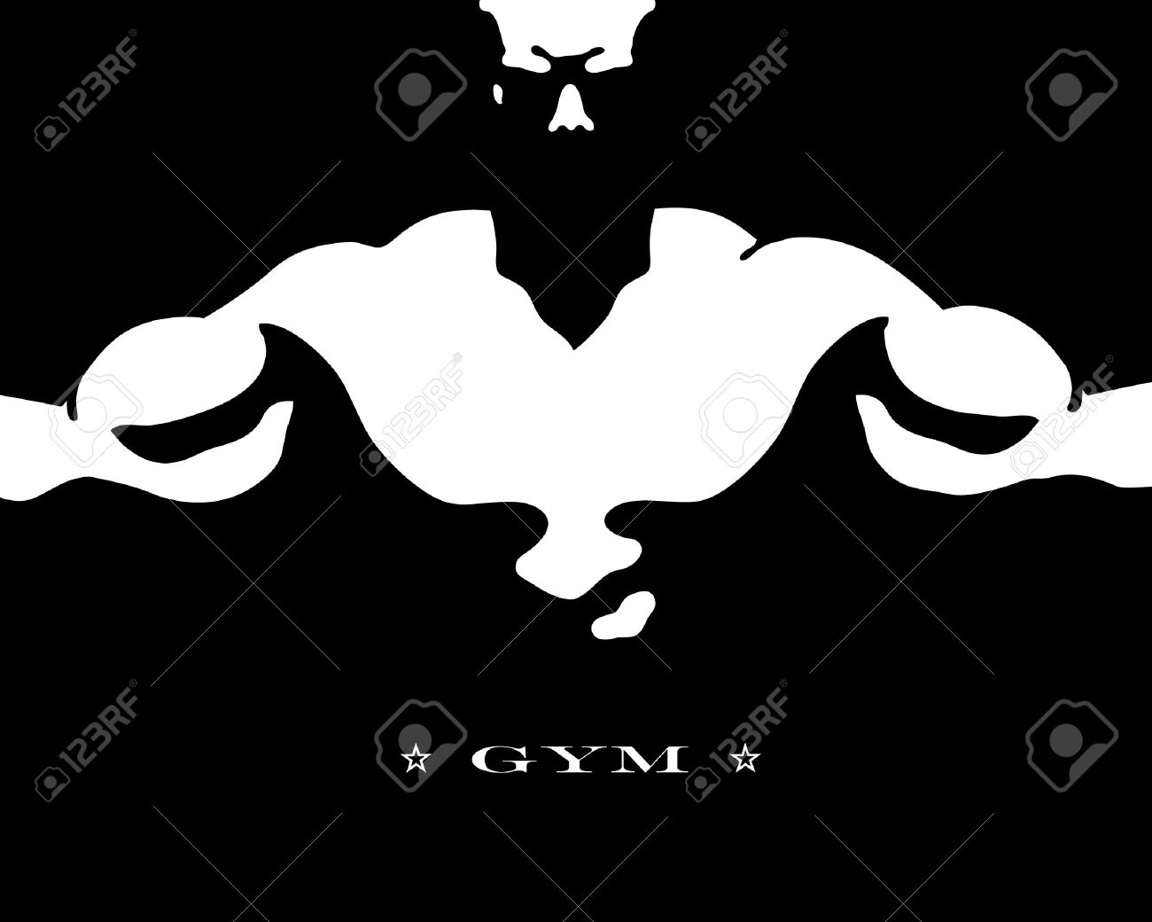 Design For Gym And Fitness Royalty Free Cliparts Vectors And