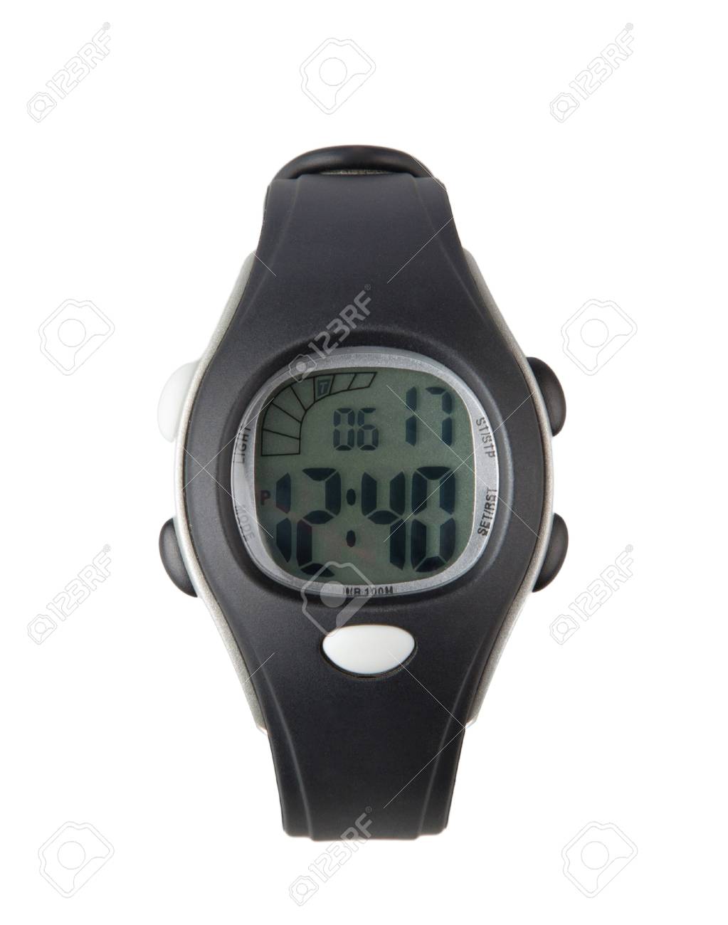 reloj de mano con numeros