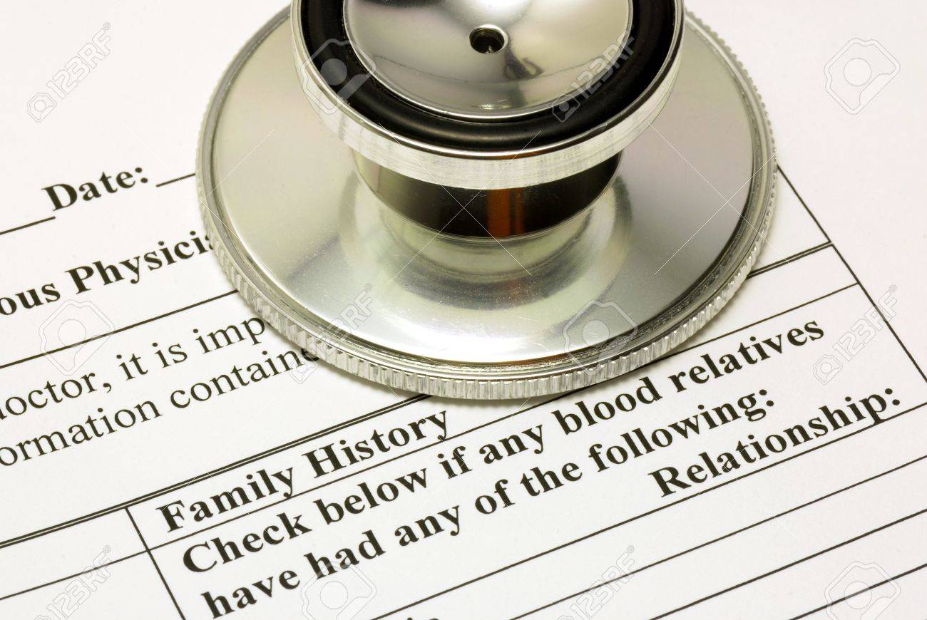 filling the family history section in the medical history