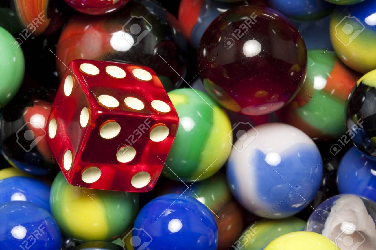 marbles and dice