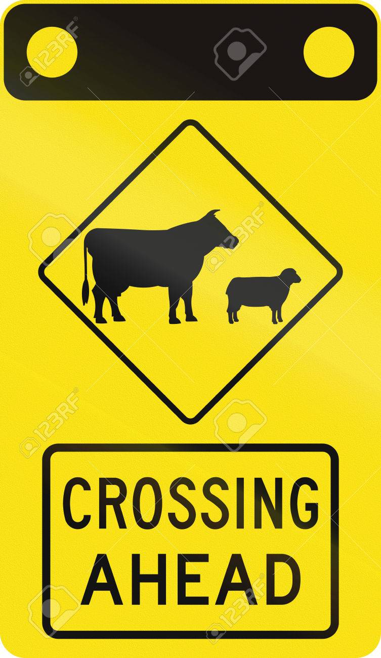 australian road warning sign