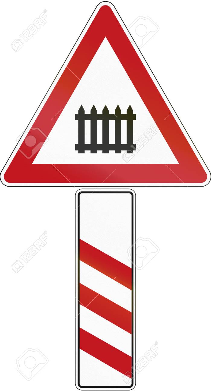 A Road Warning Sign With Distance Marker Announcing A Level Crossing In 180 Meters In Germany Stock Photo Picture And Royalty Free Image Image A Road Warning Sign With Distance Marker Announcing A Level Crossing In 180 Meters In Germany Stock Photo Picture And Royalty Free Image Image