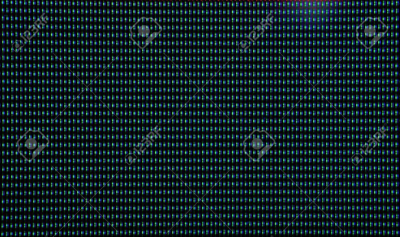 macro shot of crt