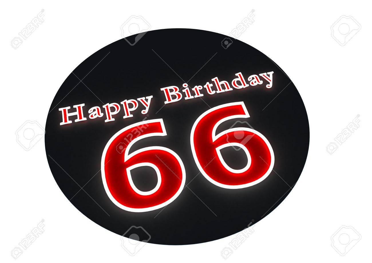 Las Letras Feliz Cumpleanos Escritura Como Luminosa Y La Edad De 66 Anos Con El Fondo Rojo Fotos Retratos Imagenes Y Fotografia De Archivo Libres De Derecho Image