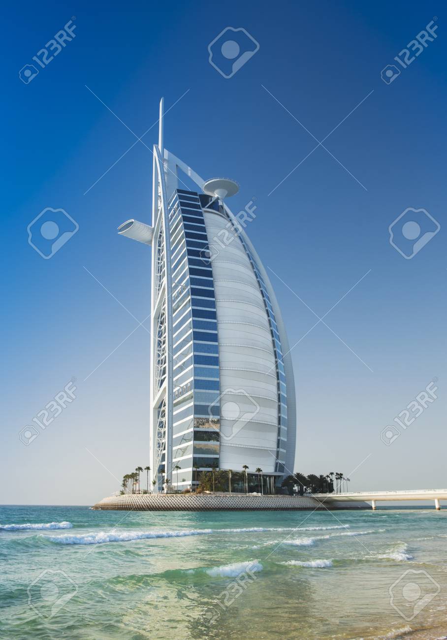 Burj Al Arab Tower Of The Arabs Is A Luxury Hotel Located In