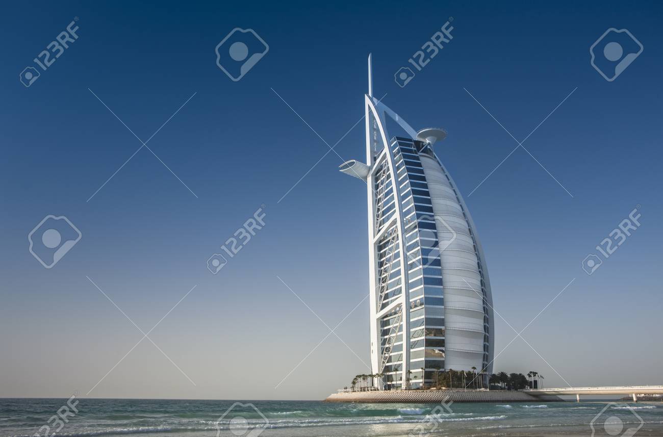 Burj Al Arab Tower Of The Arabs Is A Luxury Hotel Located In