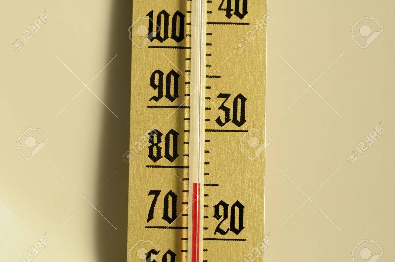 Detail Of An Old Mercury Thermometer Stock Photo Picture And Royalty Free Image Image 21785829