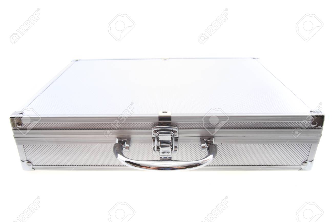 small metal suitcase
