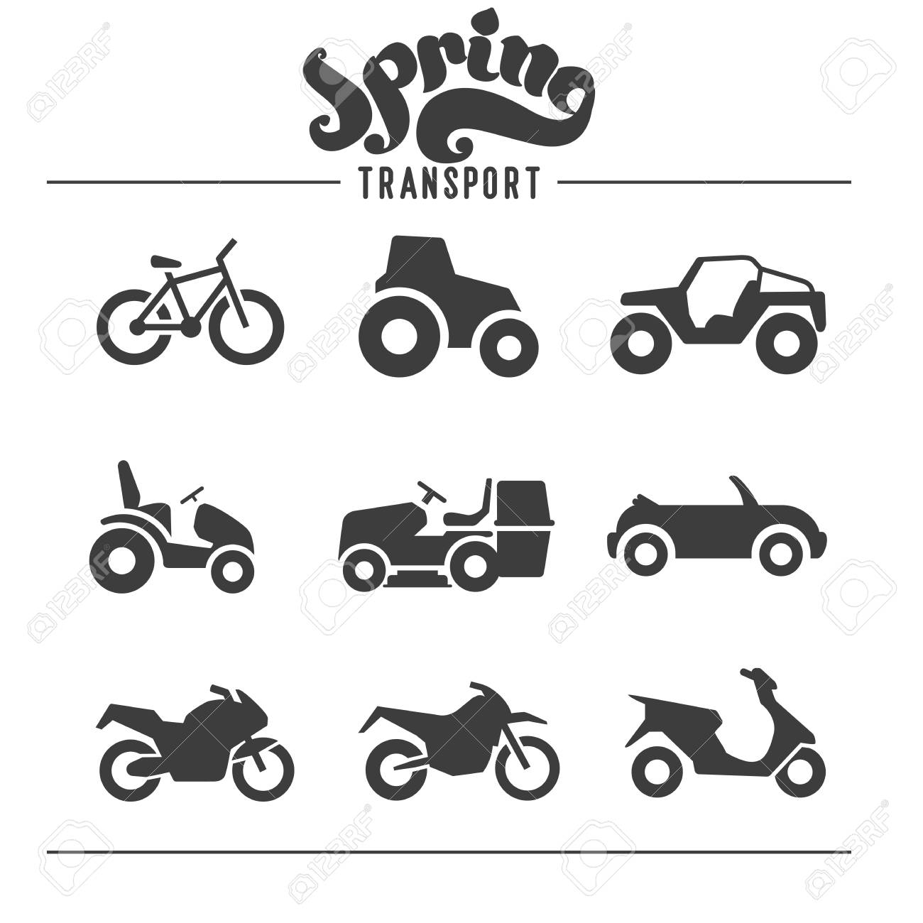 Simple set of auto related vector icons for your design - 72760745 Simple set of auto related vector icons for your design - 72760745