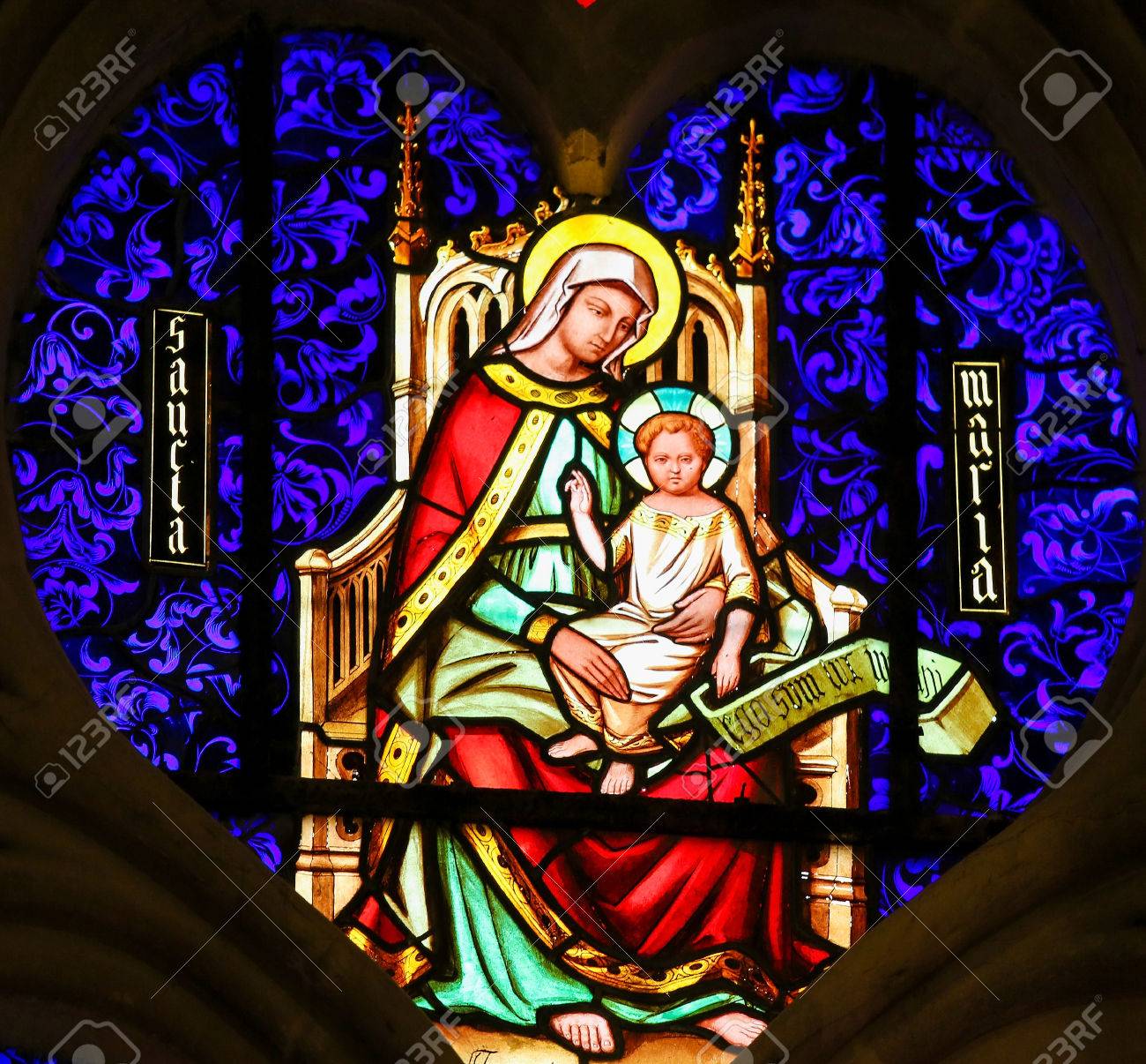 グラスマスターズ 「monastery icons」ステンドグラス マリア 【公式通販】