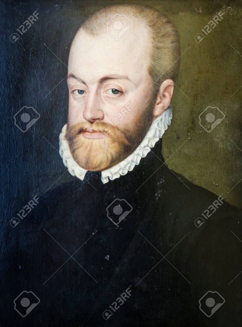 Portrait of King Philip II of Spain (16th Century) in the Church of Valencia, Spain - 111725886 Portrait of King Philip II of Spain (16th Century) in the Church of Valencia, Spain - 111725886