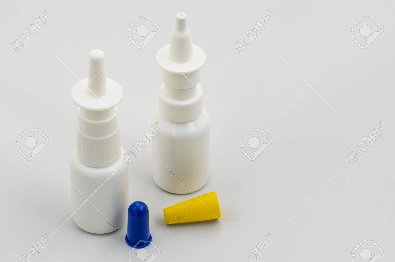 Download Two Nasal Spray Bottle Applicators With Blue And Yellow Caps Stock Photo Picture And Royalty Free Image Image 19689300 Yellowimages Mockups