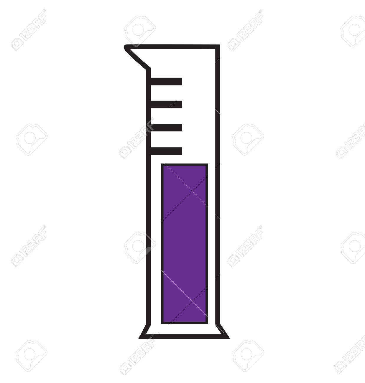 Graduated Cylinder Icon Vector Isolated In White Background Royalty Free Cliparts Vectors And Stock Illustration Image 72582099
