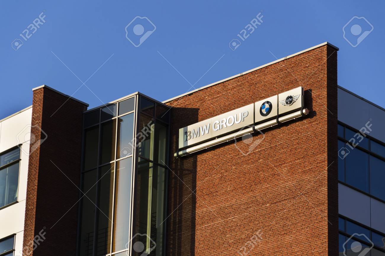 prague czech republic december 16 bmw group company logo stock bmw corporate office
