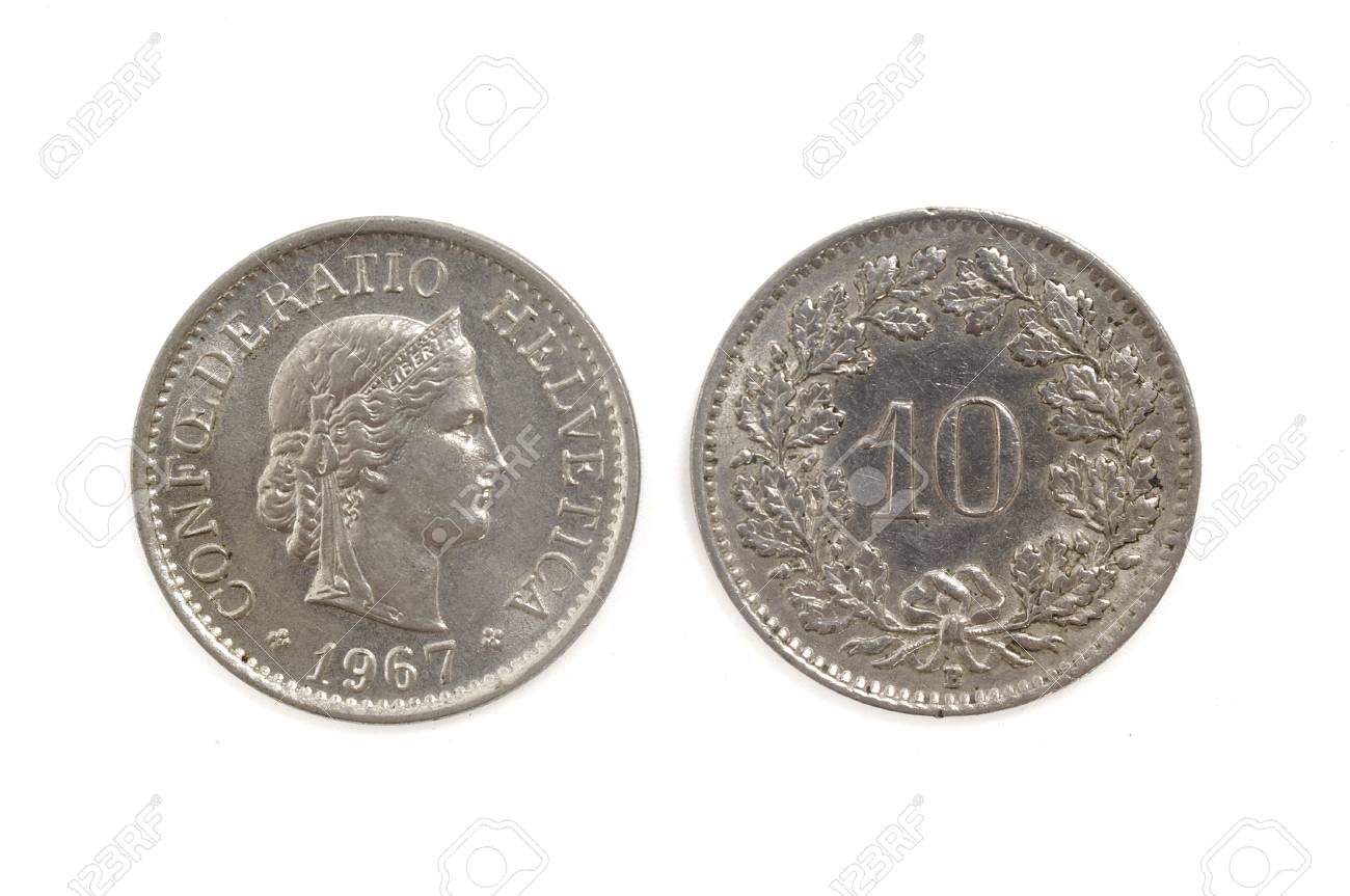 10 スイス ヘルベチカ コインの写真素材・画像素材 Image 48387208