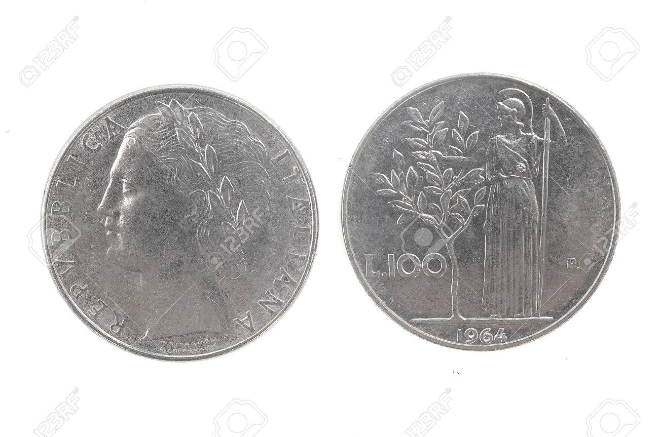 100 리라, 1964 이탈리아 화폐 로열티 무료 사진, 그림, 이미지 그리고 스톡포토그래피. Image 48387213