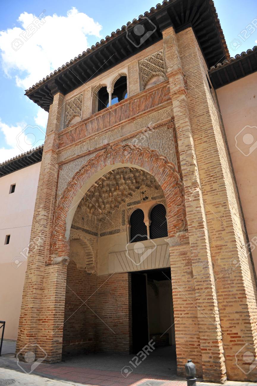 corral del carbon moorish architecture granada andalucia stock