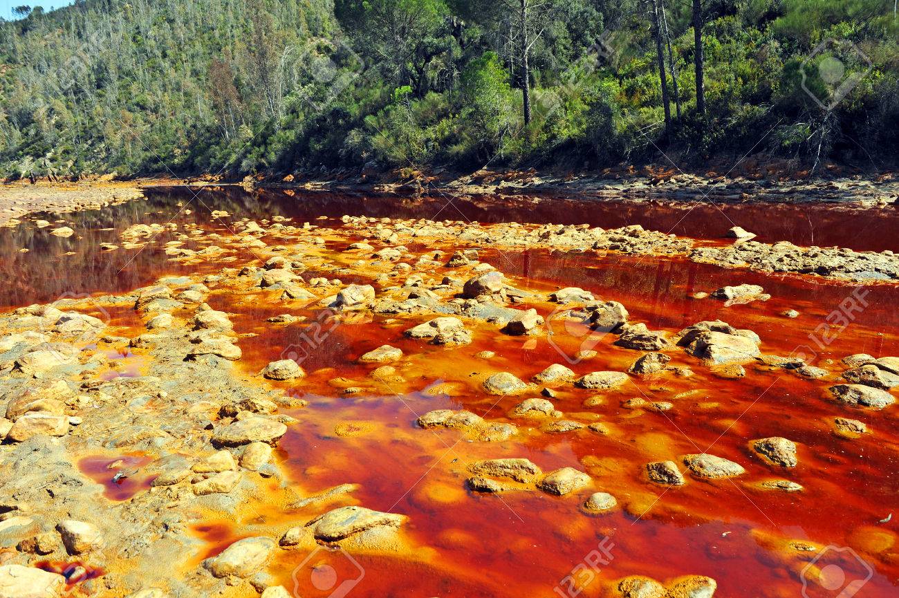 리오 틴토, 산성 바다, 우 엘바 지방, 스페인의 풍경 로열티 무료 사진, 그림, 이미지 그리고 스톡포토그래피. Image  59700827