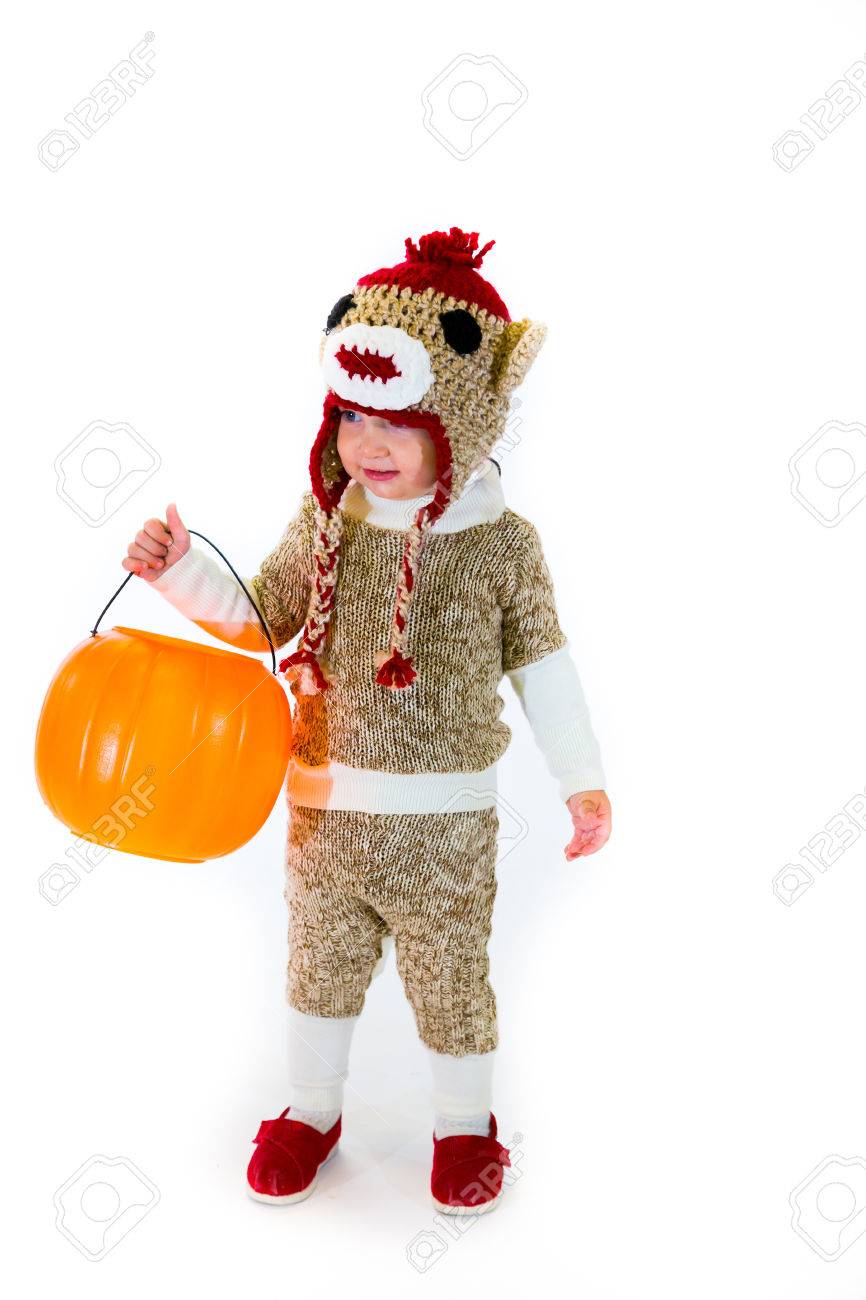 halloween sock monkey