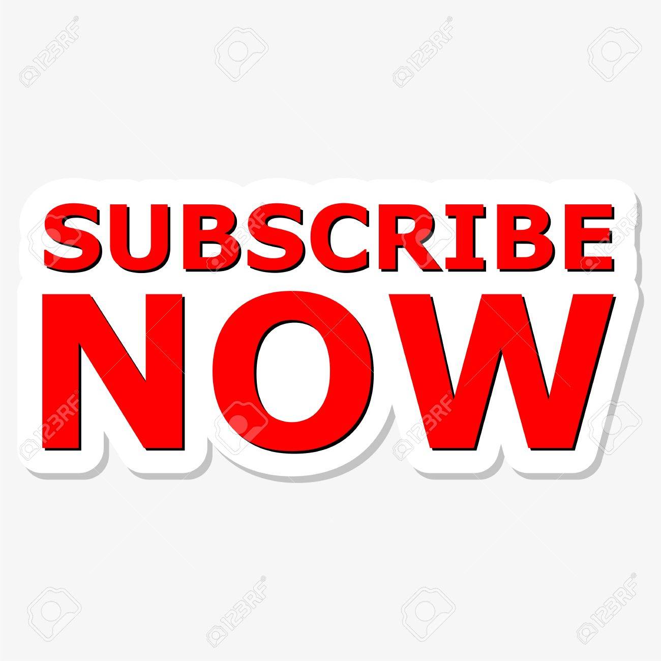 subscribe now red sign royalty free cliparts vectors and stock