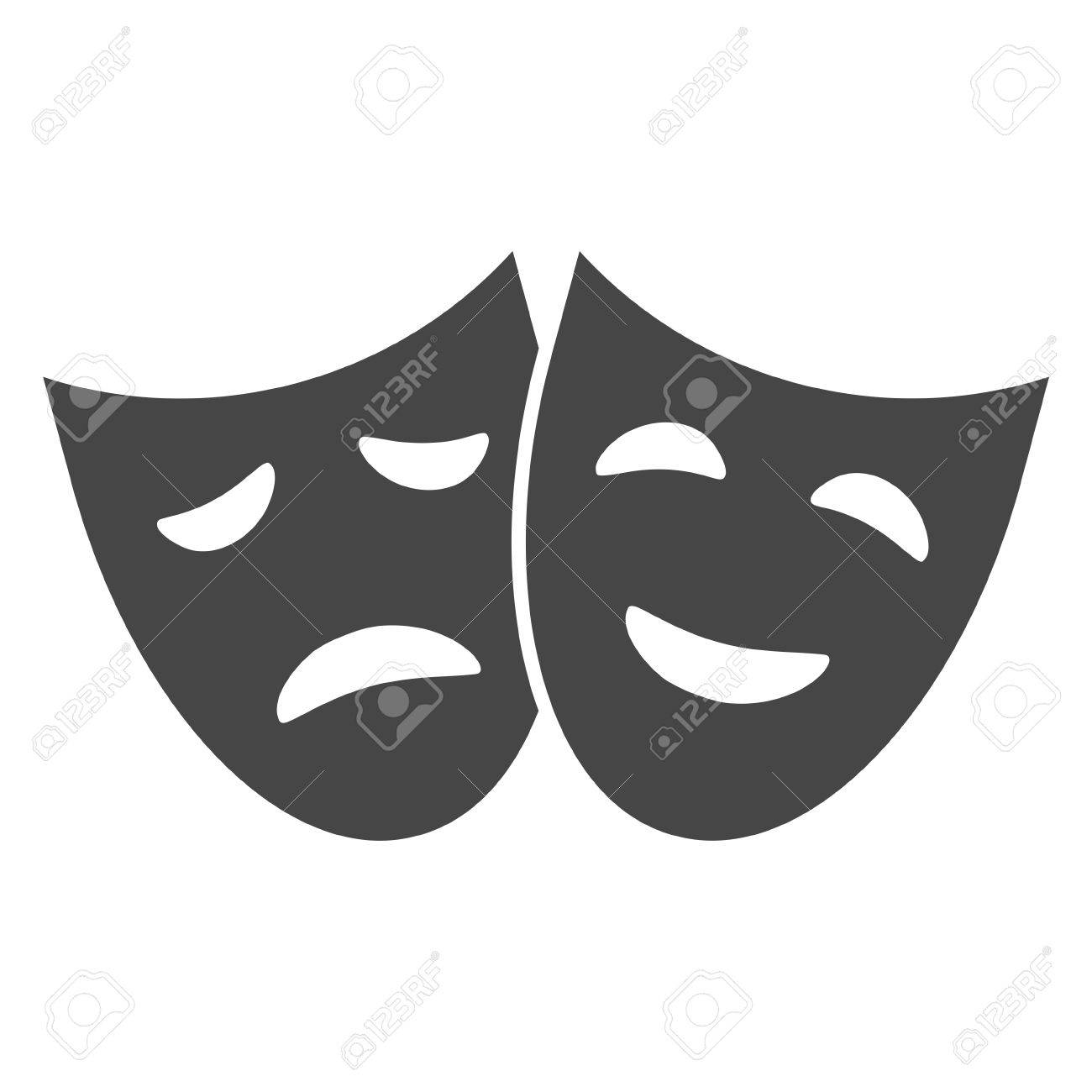 theater icon with happy