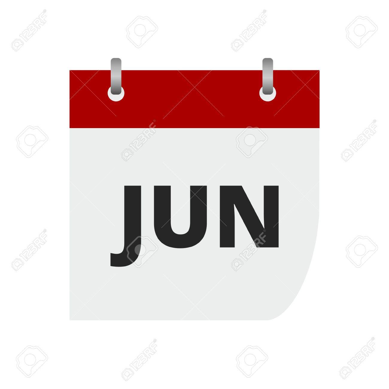 Calendar Sign Icon. June Month Symbol. Royalty Free SVG, Cliparts, Vectors,  and Stock Illustration. Image 71306688.