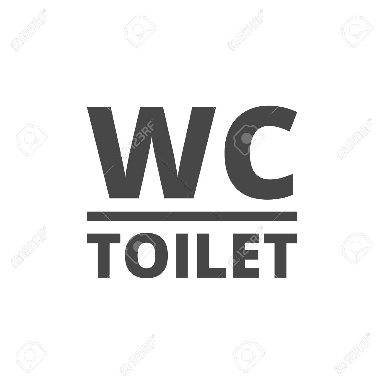 WC Toilet Sign Icon Royalty Free SVG, Cliparts, Vectors, and Stock  Illustration. Image 72000464., image size:1300x1300