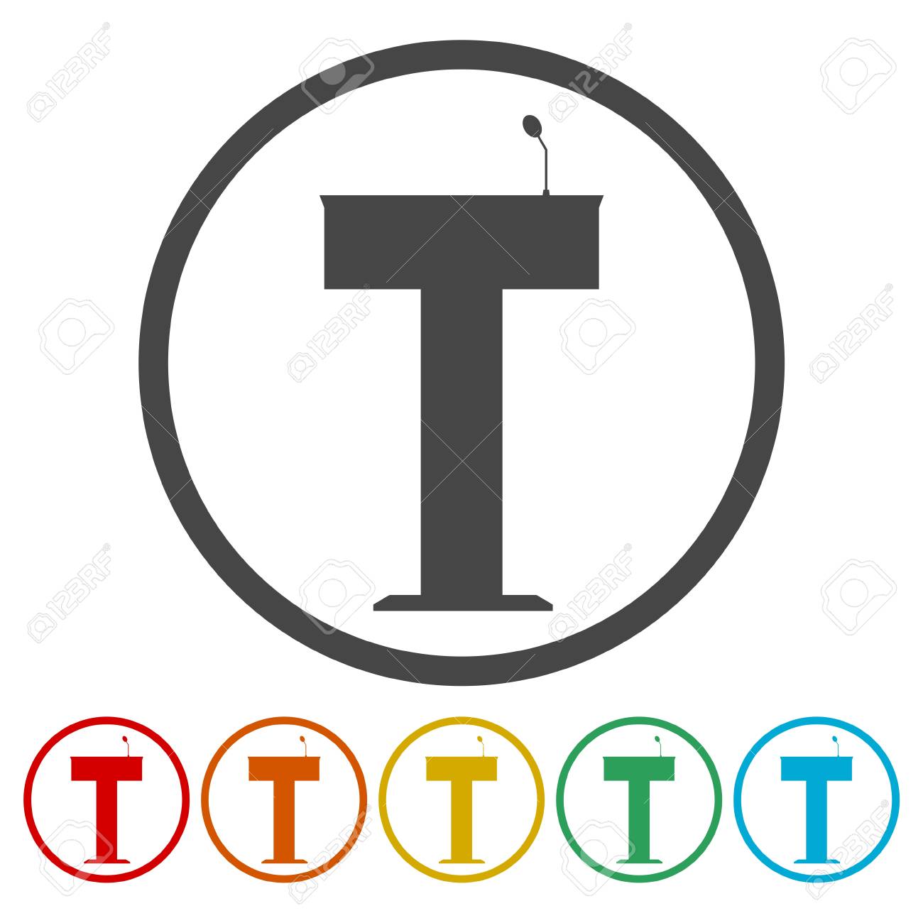 表彰台イラスト のイラスト素材 ベクタ Image