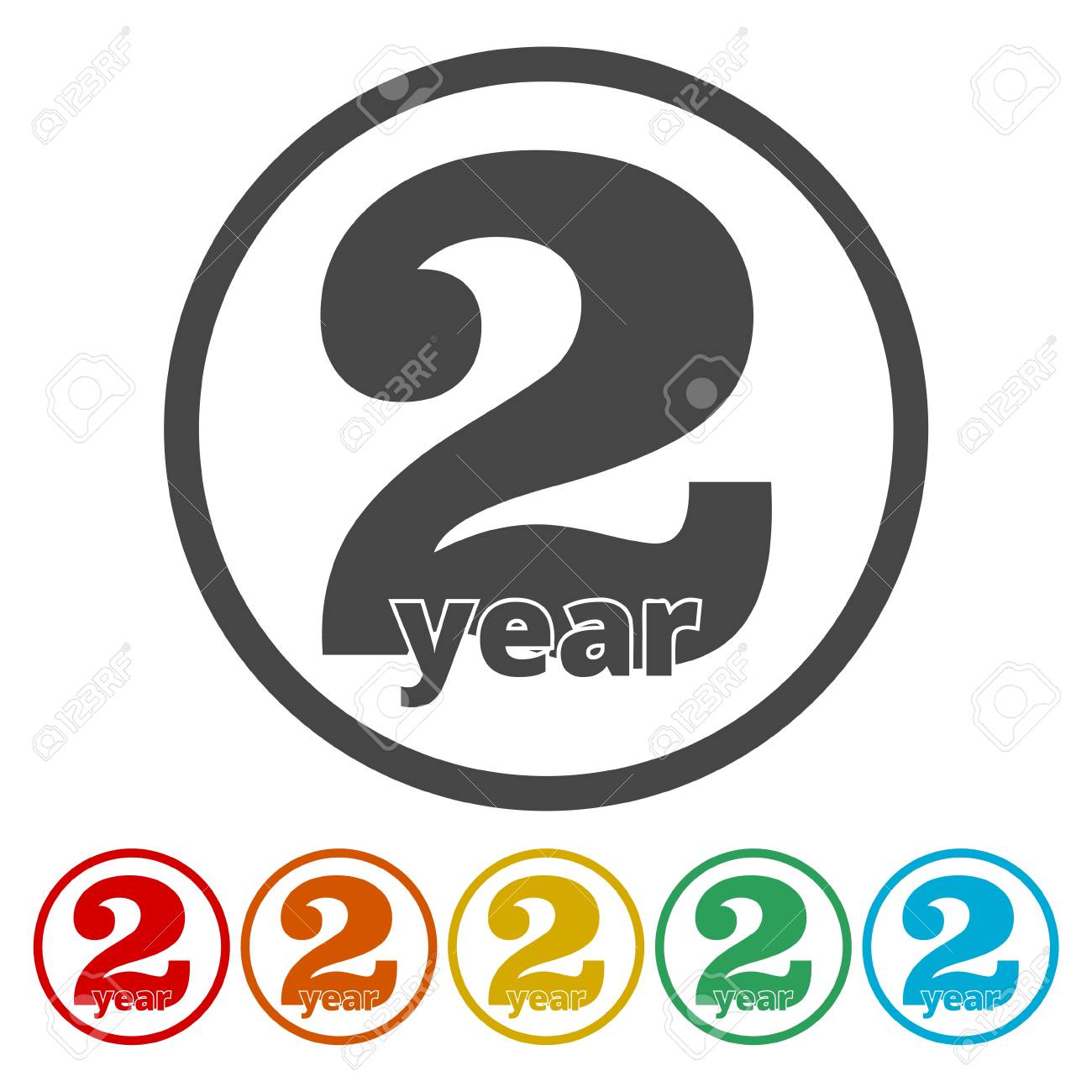 2年の看板 2年のアイコン のイラスト素材 ベクタ Image 2年の看板 2年のアイコン のイラスト素材 ベクタ Image