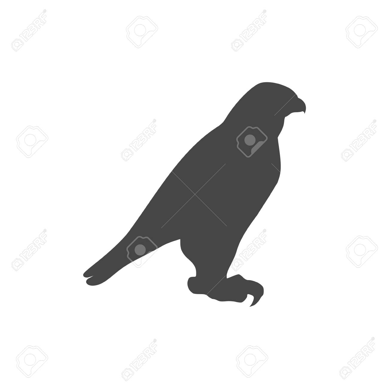 ファルコン鳥のアイコン のイラスト素材 ベクタ Image
