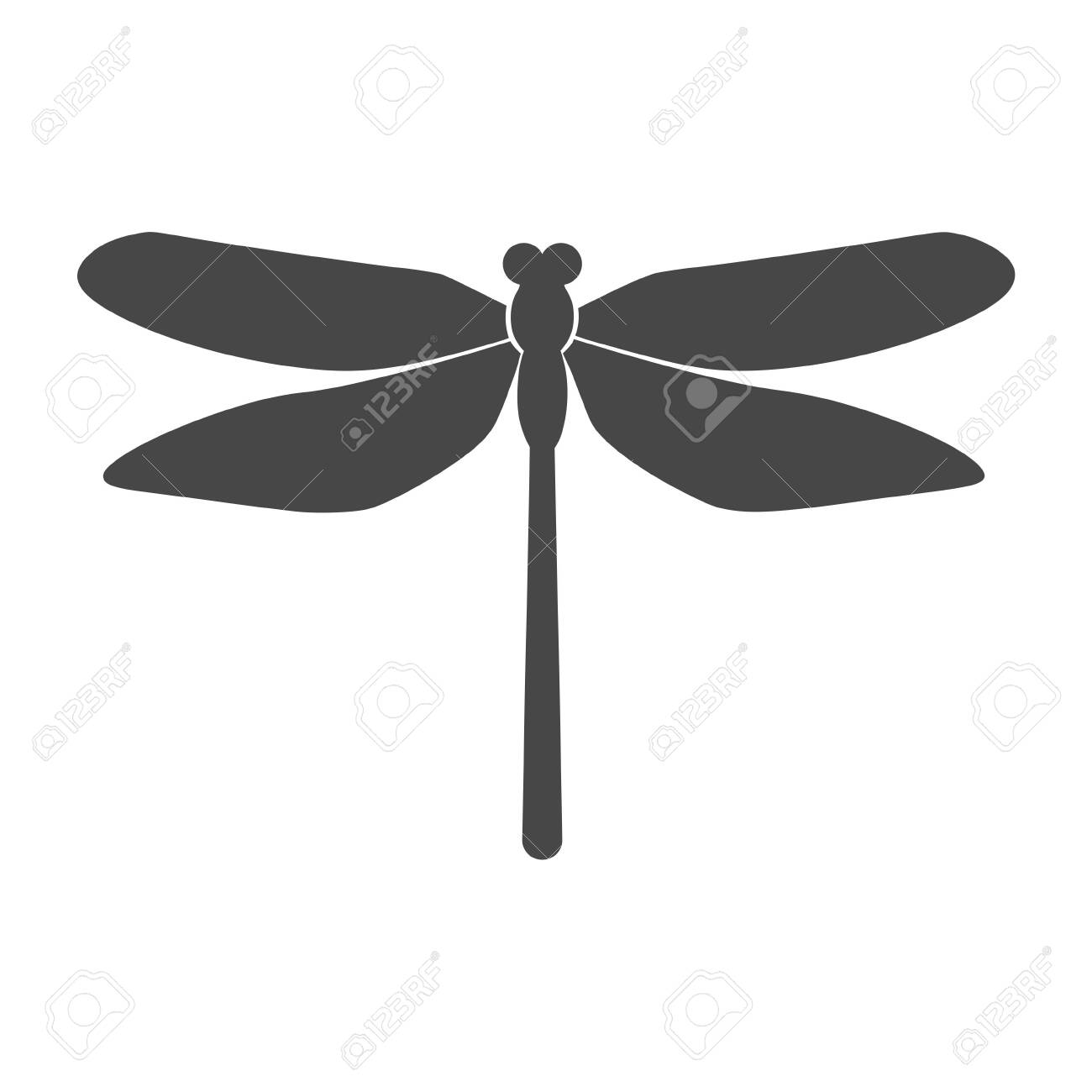Download Vector Of Dragonfly Design On White Background Dragonfly Icon Royalty Free Cliparts Vectors And Stock Illustration Image 133328170