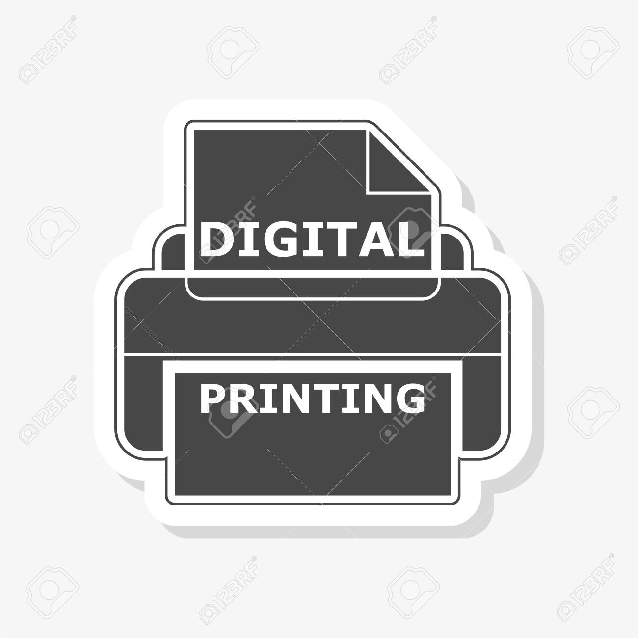 sticker digital printing