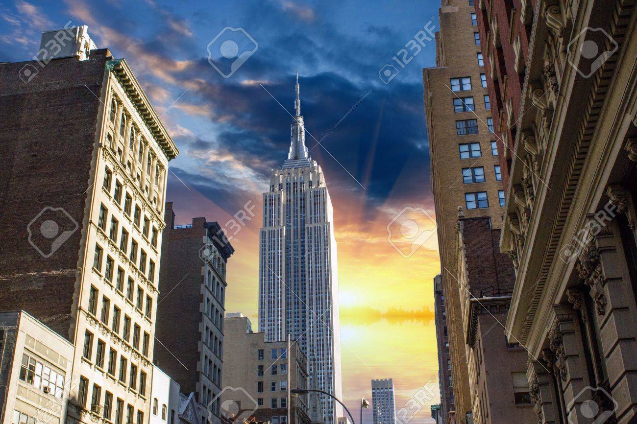 Dramatic Sky above New York City - Manhattan, U.S.A. - 14991539 Dramatic Sky above New York City - Manhattan, U.S.A. - 14991539