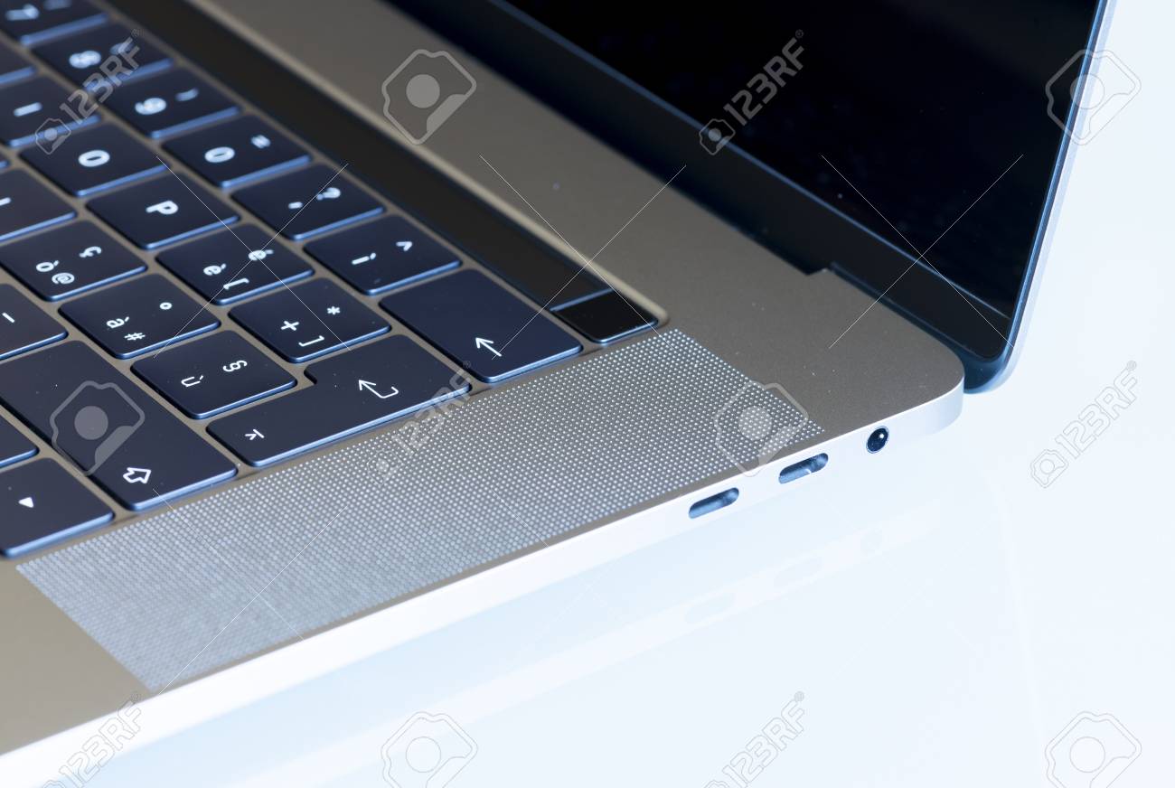 Pisa Italy December 16 Macbook Pro 15 Inches With Touchbar Stock Photo Picture And Royalty Free Image Image