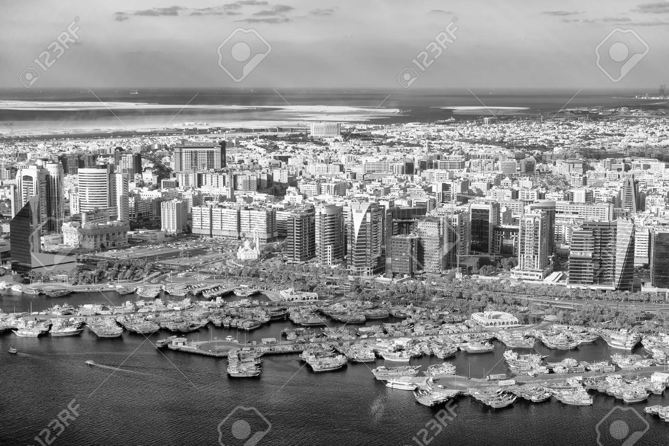 Dubai from helicopter Dubai from helicopter