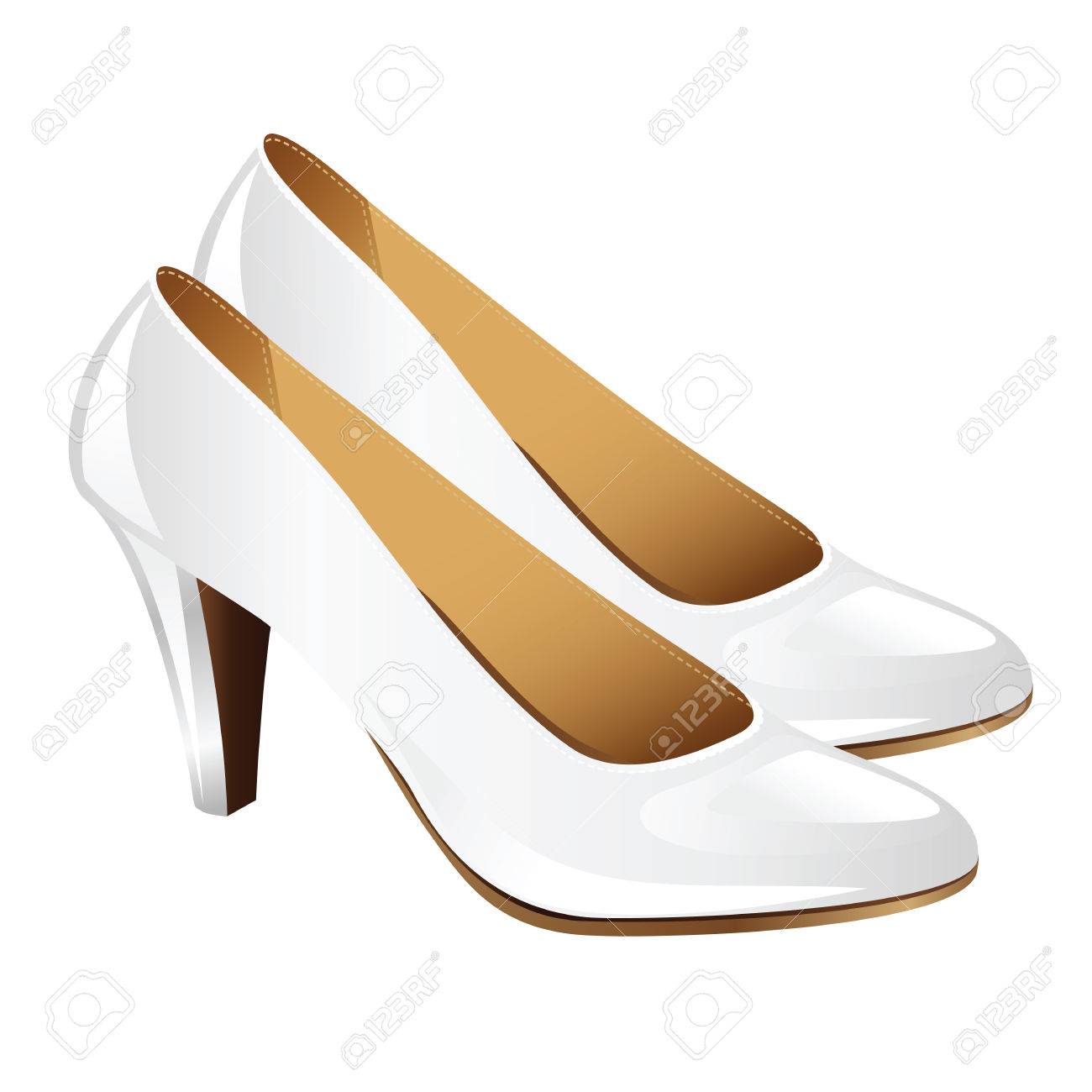 Zapatos blancos elegantes Clearance