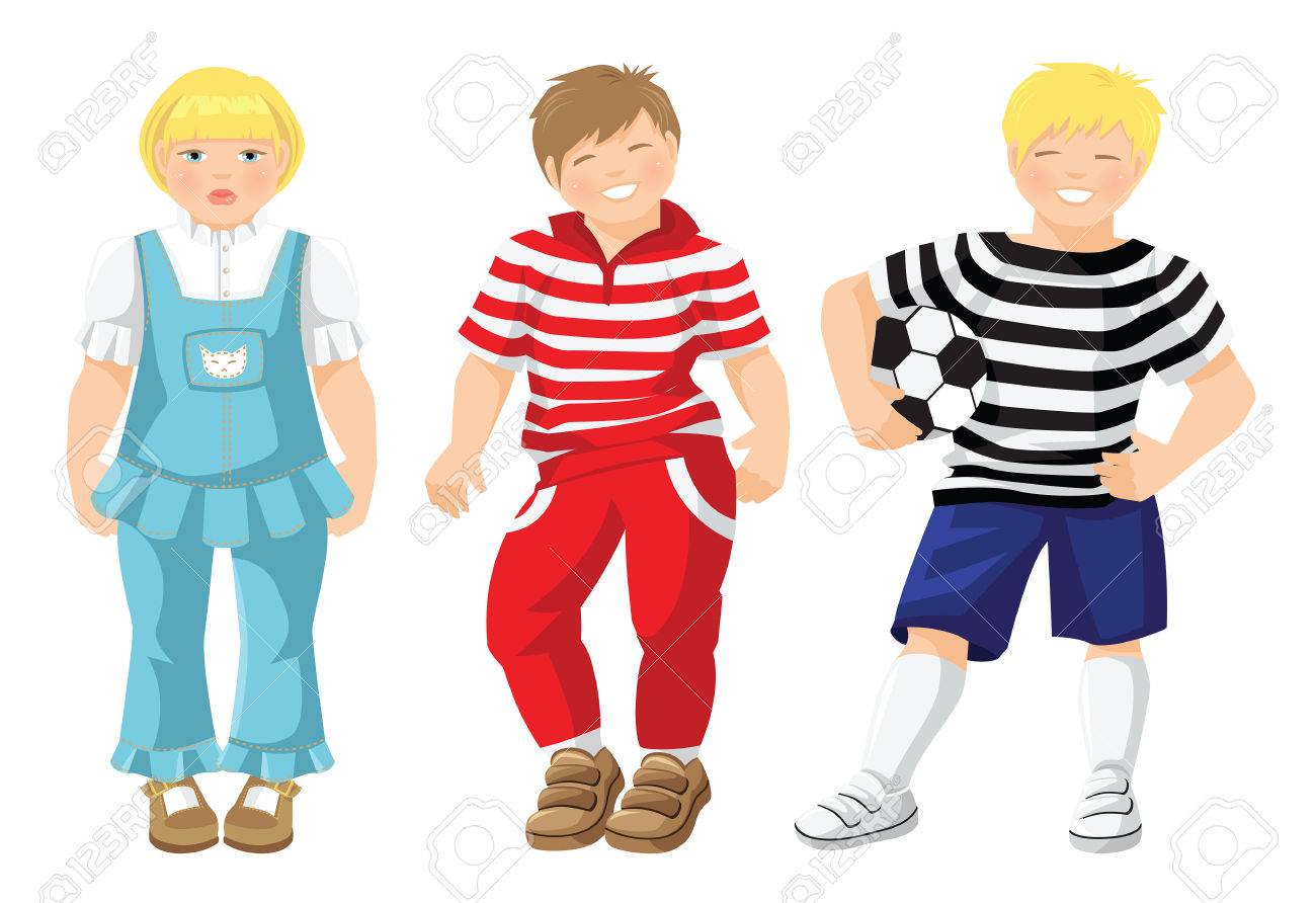 男の子と女の子別の服や靴は 白い背景で隔離のベクトル イラスト ジーンズのかわいい女の子は白いブラウスと合わせてください ストライプのシャツにサッカー ボールの少年 のイラスト素材 ベクタ Image 男の子と女の子別の服や靴は 白い背景で隔離のベクトル イラスト ジーンズのかわいい女の子は白いブラウスと合わせてください ストライプのシャツにサッカー ボールの少年 のイラスト素材 ベクタ Image