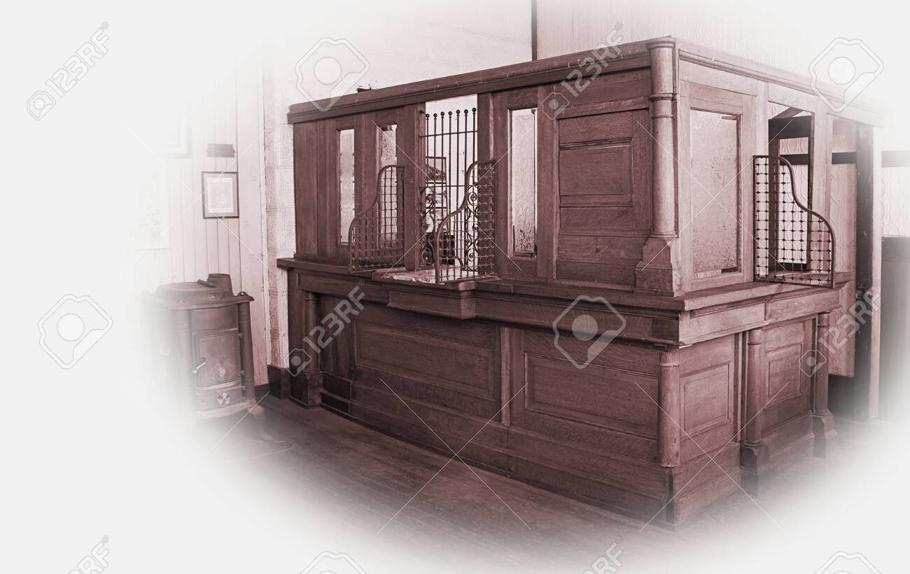 Molson Antique Bank In Molson Washington Vintage Bank With An Stock Photo Picture And Royalty Free Image Image 144553399