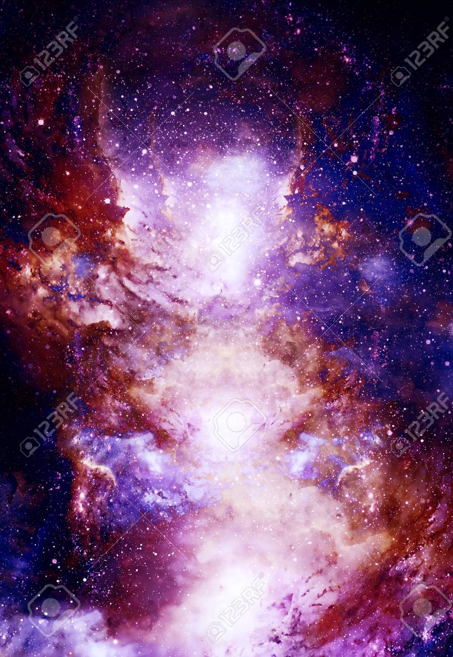 宇宙空間や星 宇宙の抽象的な背景の色 の写真素材 画像素材 Image