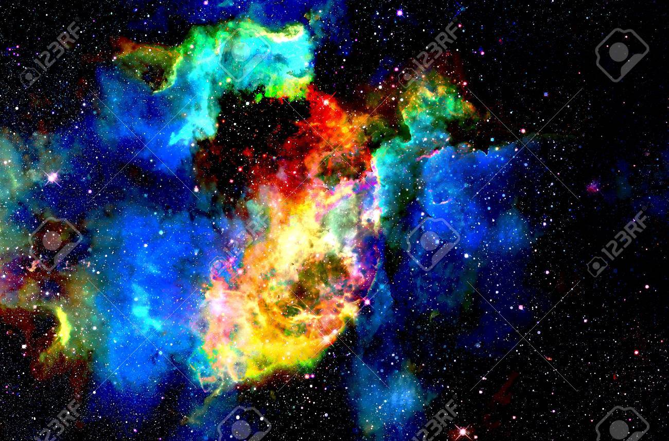 宇宙空間や星 宇宙の抽象的な背景の色 の写真素材 画像素材 Image