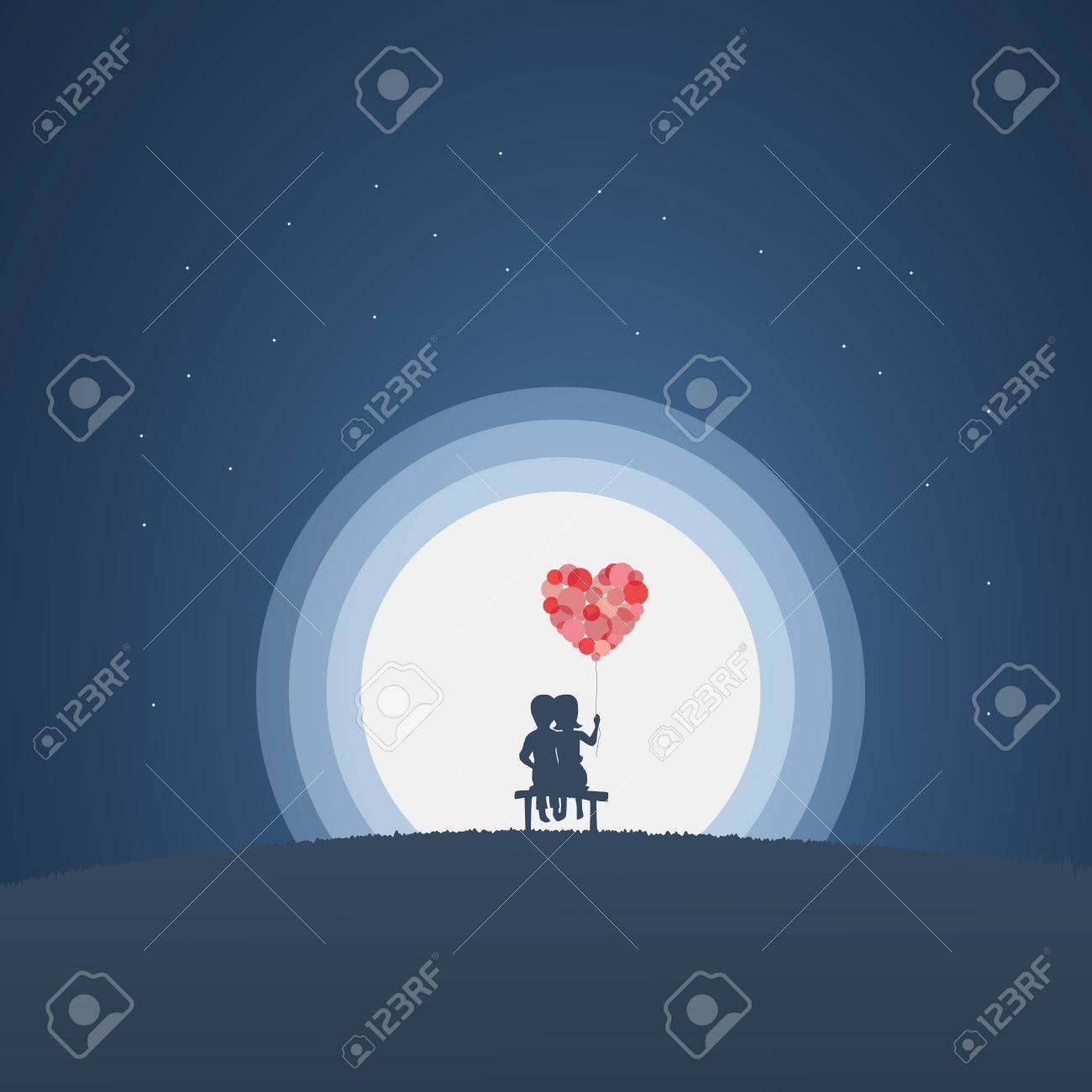 バレンタイン カード ベクトル イラスト テンプレート 月明かりで夜ベンチに座ってかわいいカップル 月の愛にお互いを保持している 2 人 のかわいい漫画子供輝いて のイラスト素材 ベクタ Image バレンタイン カード ベクトル イラスト テンプレート 月明かりで夜ベンチに座ってかわいいカップル 月の愛にお互いを保持している 2 人 のかわいい漫画子供輝いて のイラスト素材 ベクタ Image