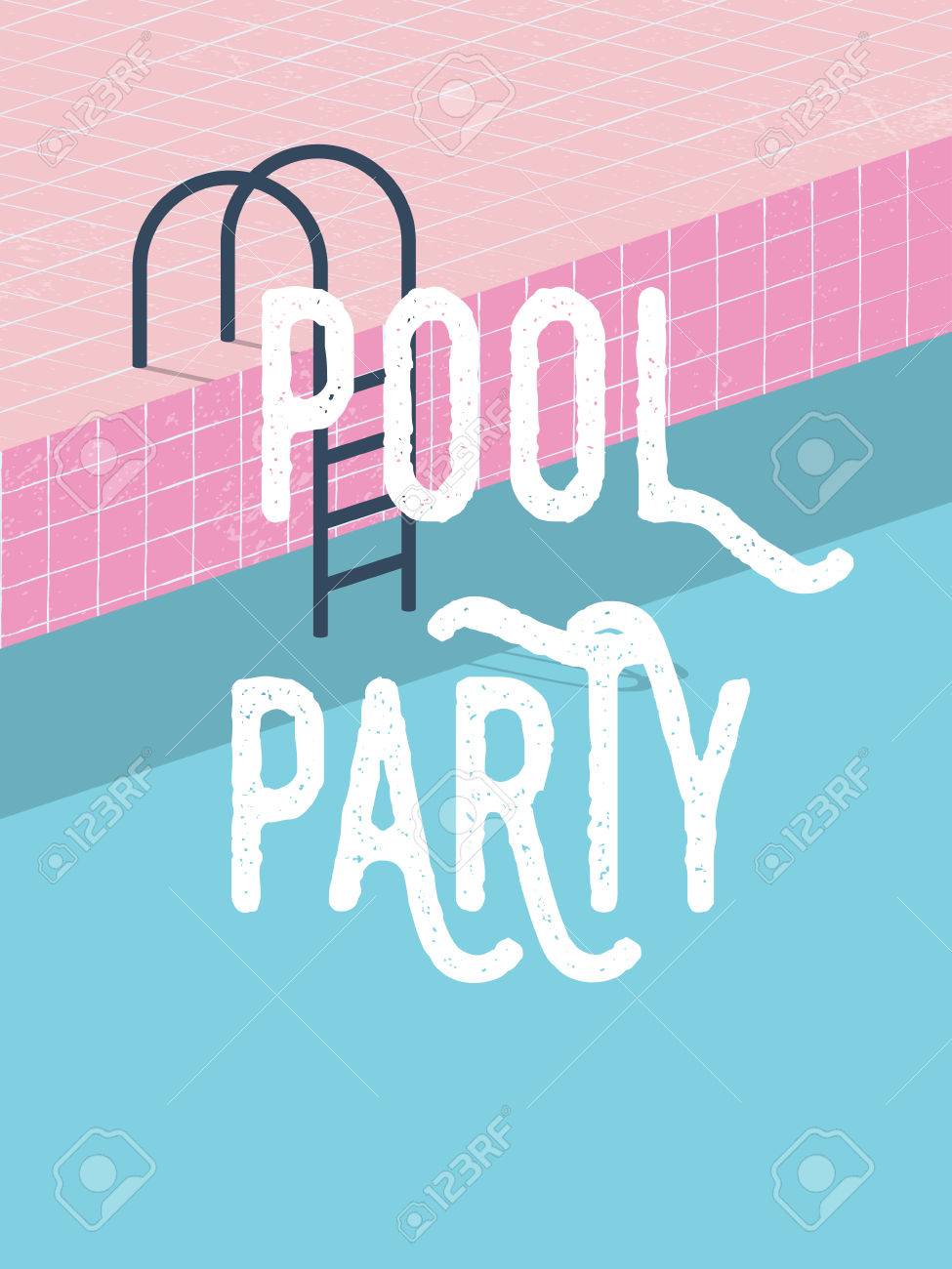 pool party invitation templates free download